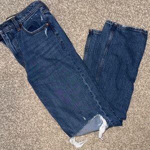 The 90s straight 
Abercrombie and fitch 
Ultra high rise